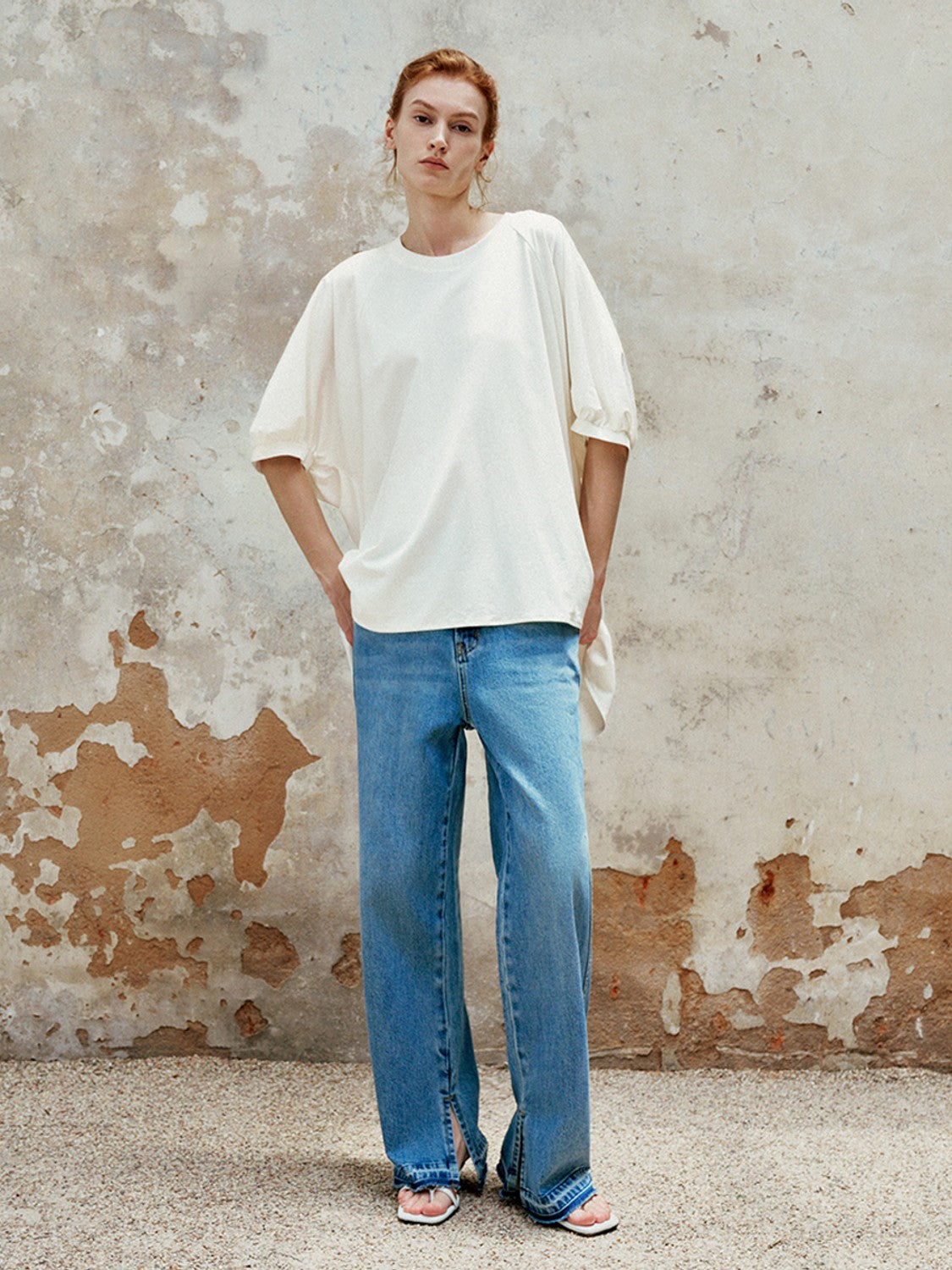 Crew Neck Loose T-Shirt
