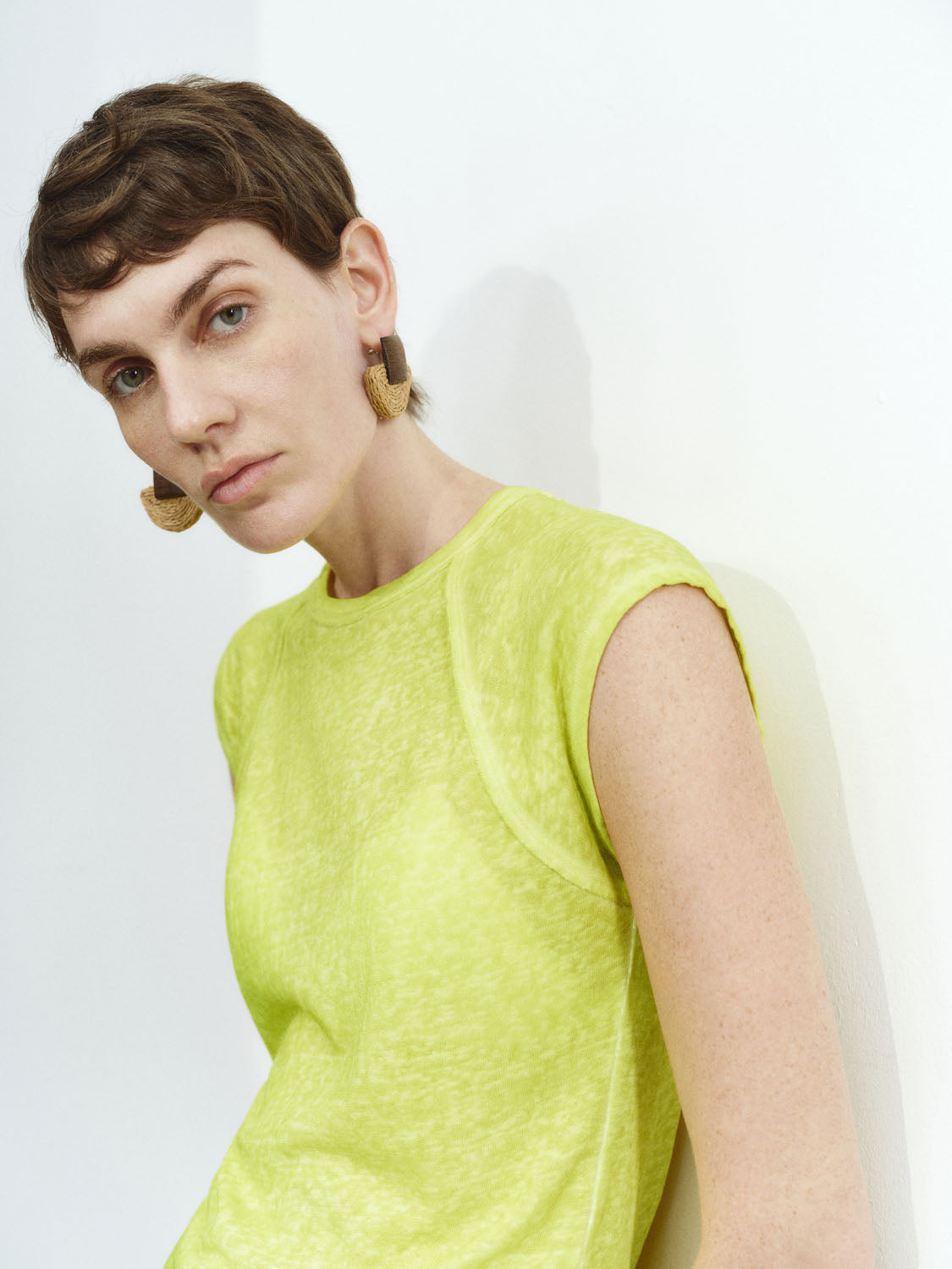 Sleeveless Sheer T-Shirts