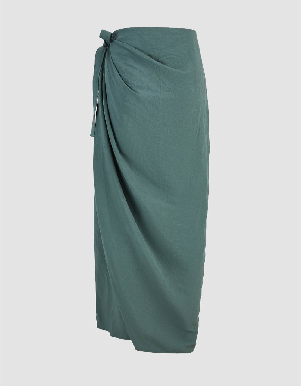 Wrapped Straight Skirt
