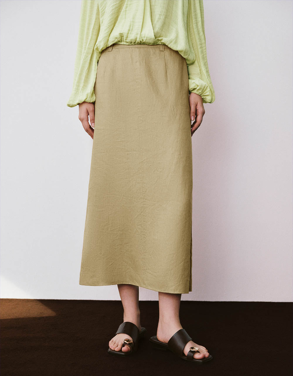 Midi Straight Skirt