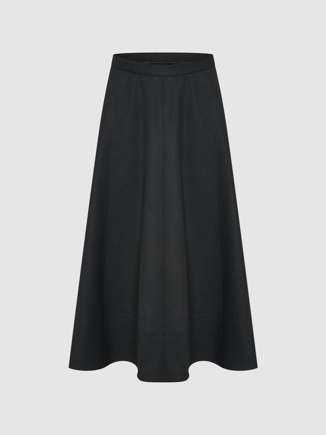 Midi A-Line Skirt