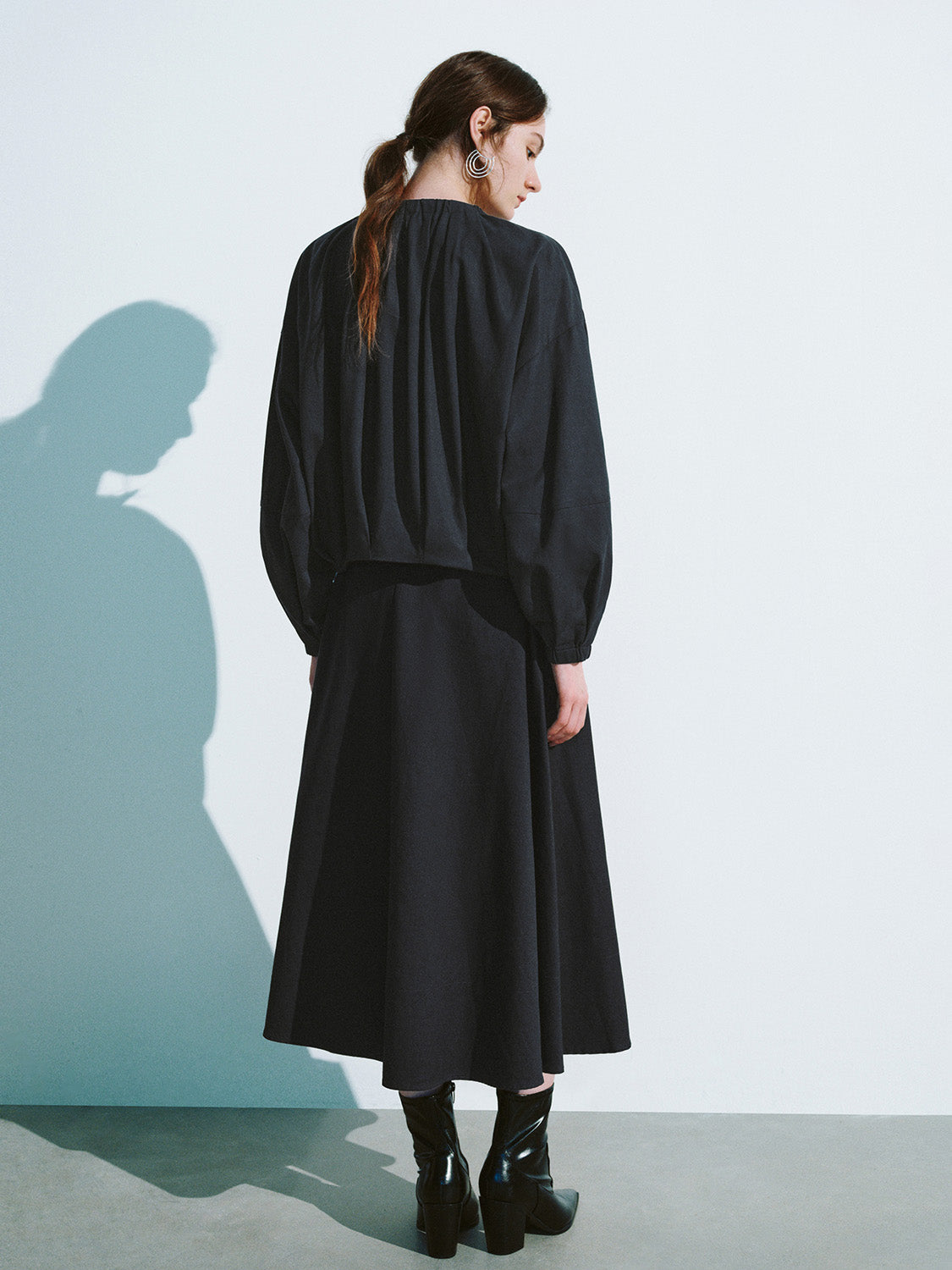 Midi A-Line Skirt
