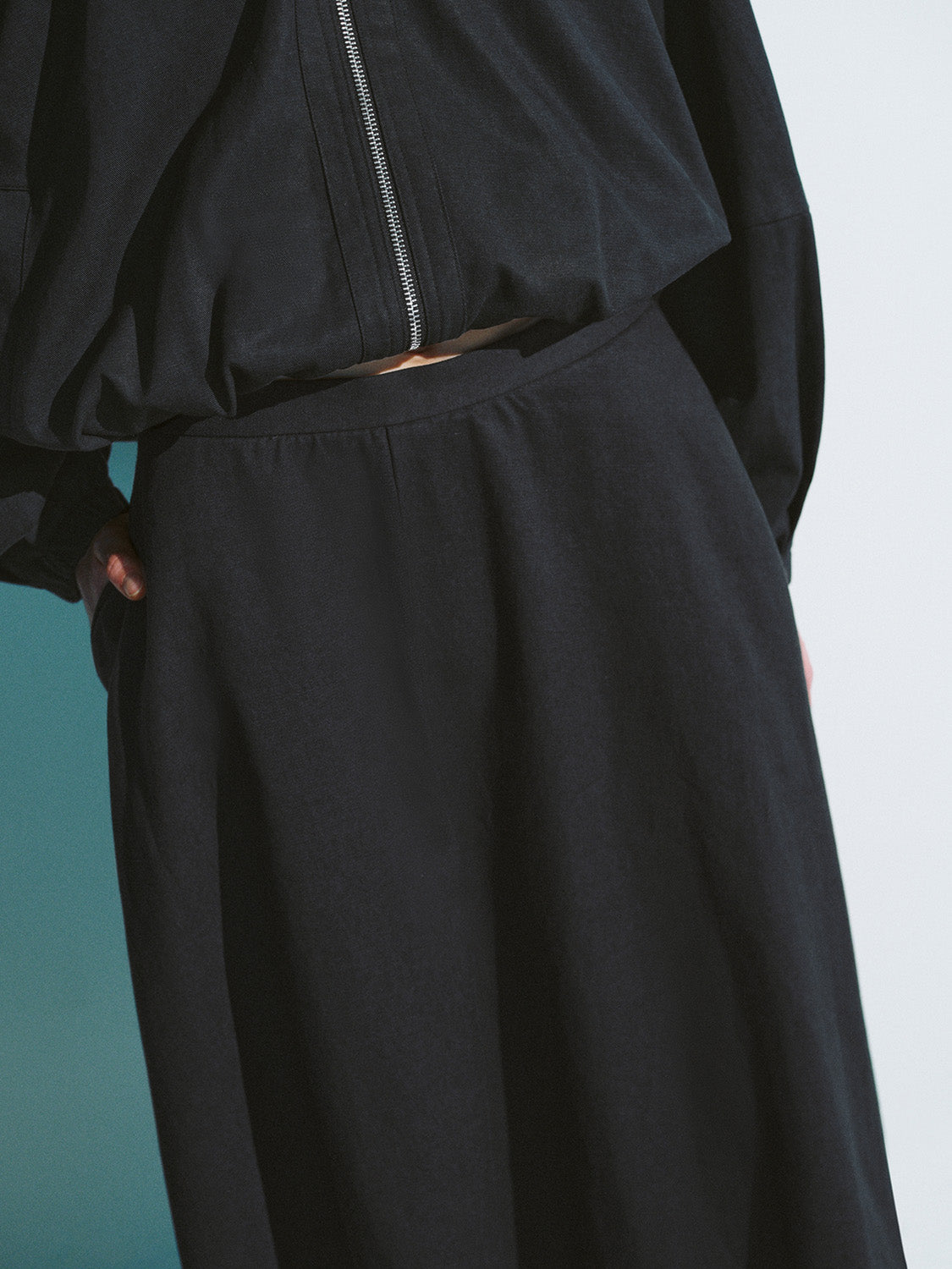 Midi A-Line Skirt