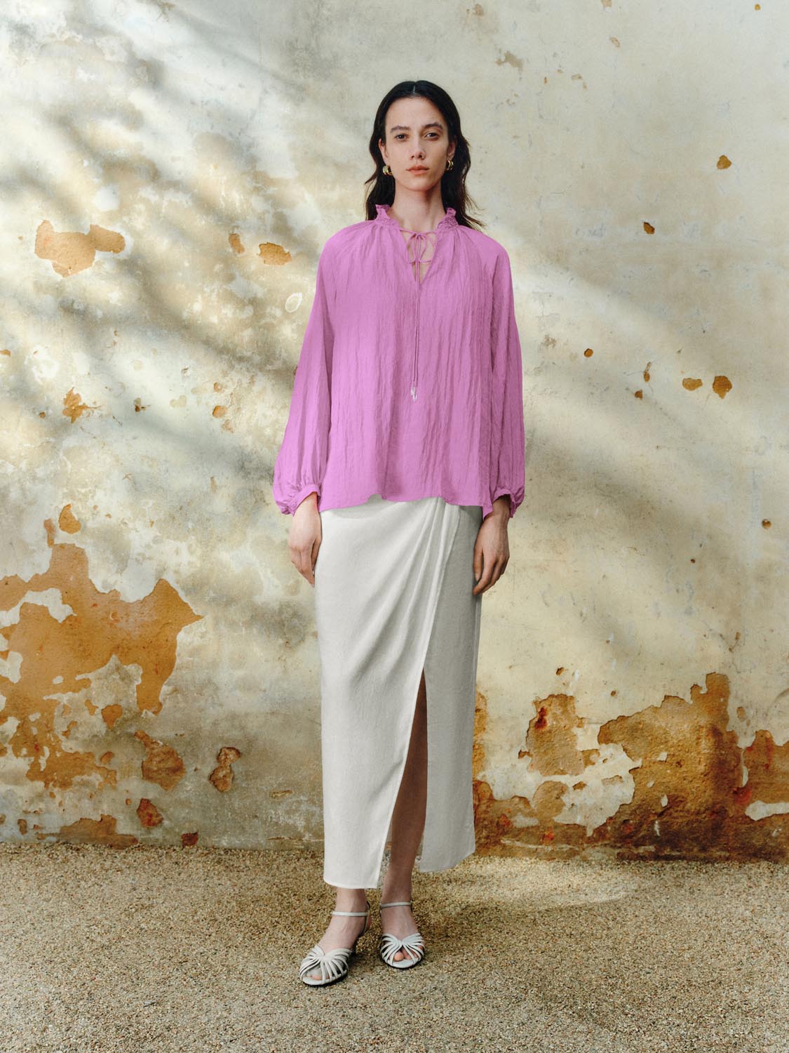 Draped Straight Skirts