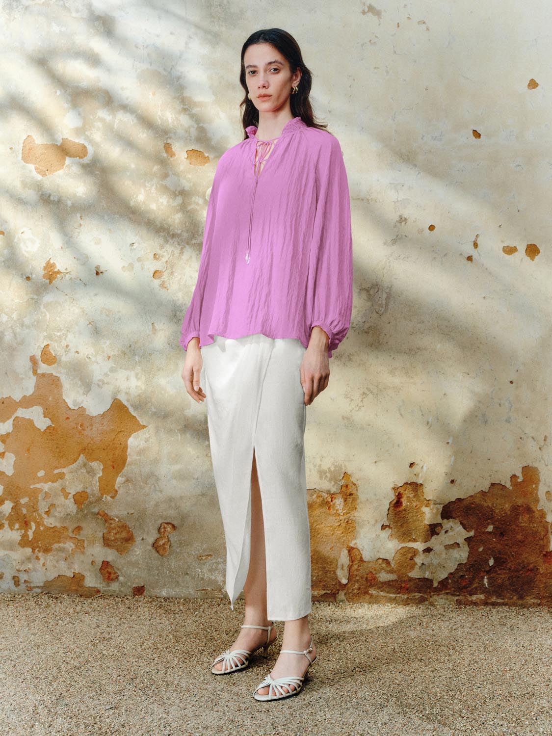 Draped Straight Skirts