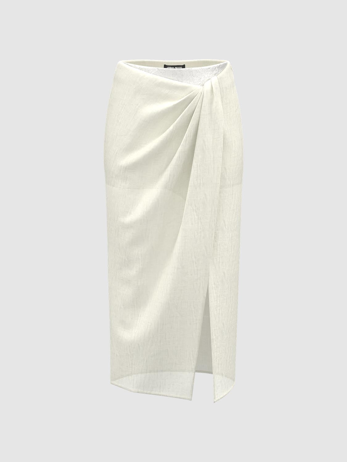 Draped Straight Skirts