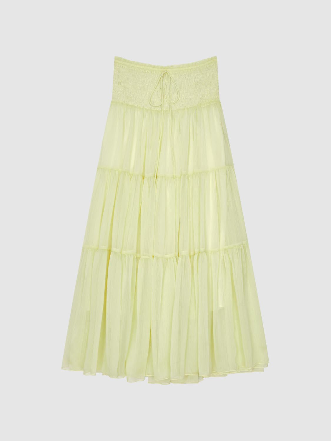 Tiered A-Line Maxi Skirts
