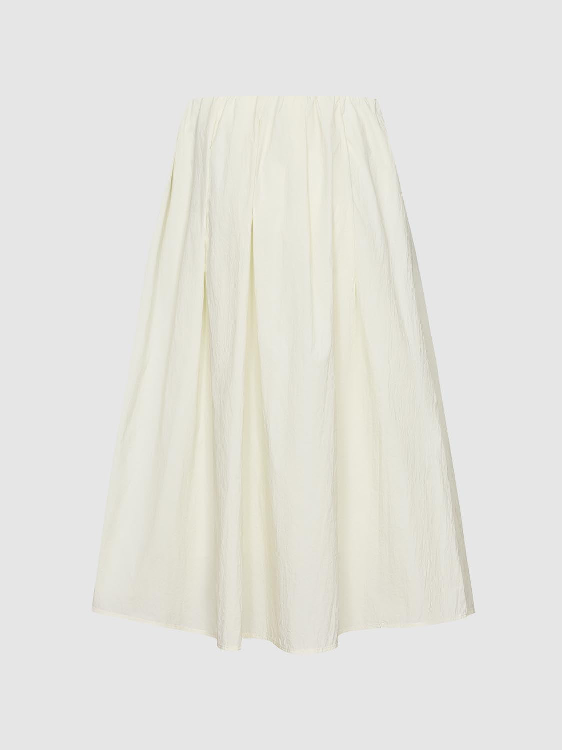 Circle A-Line Midi Skirts