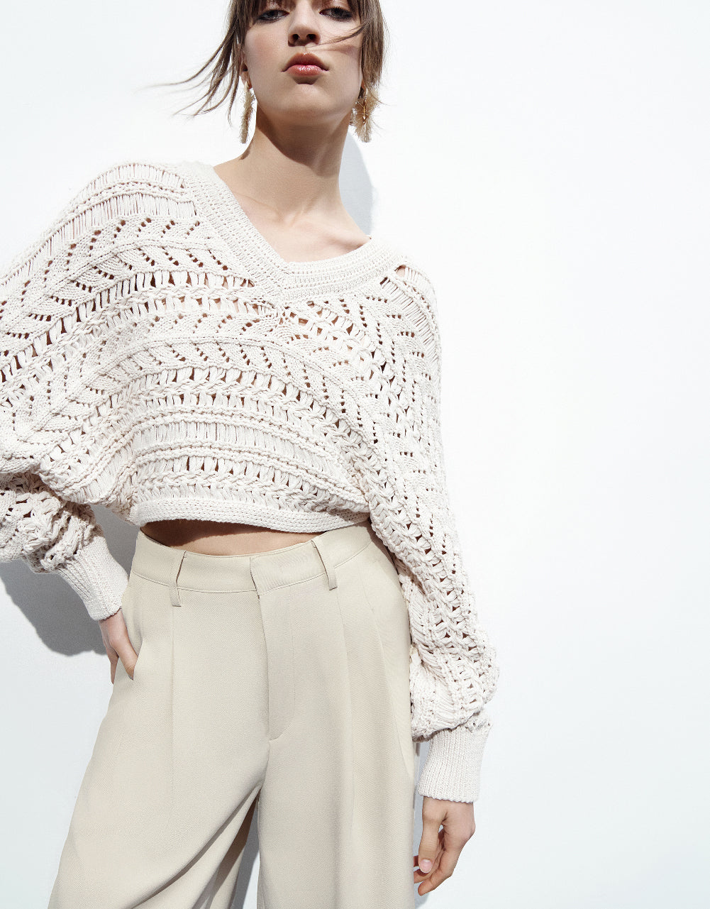 2 In 1 Wide-Leg Pants