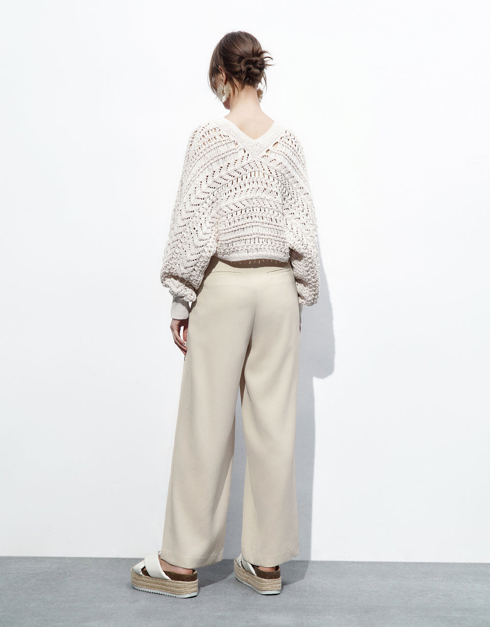 2 In 1 Wide-Leg Pants