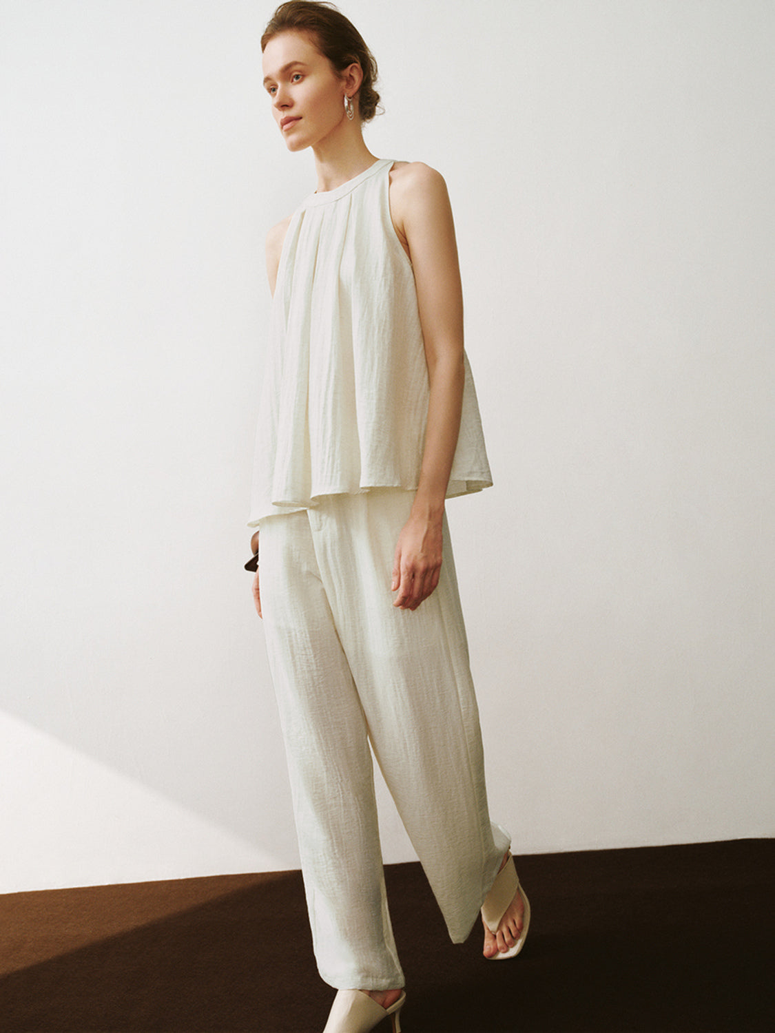 Loose Wide-Leg Pants