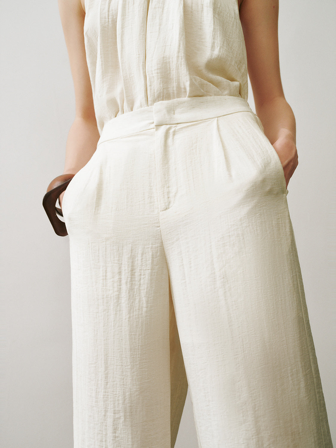 Loose Wide-Leg Pants