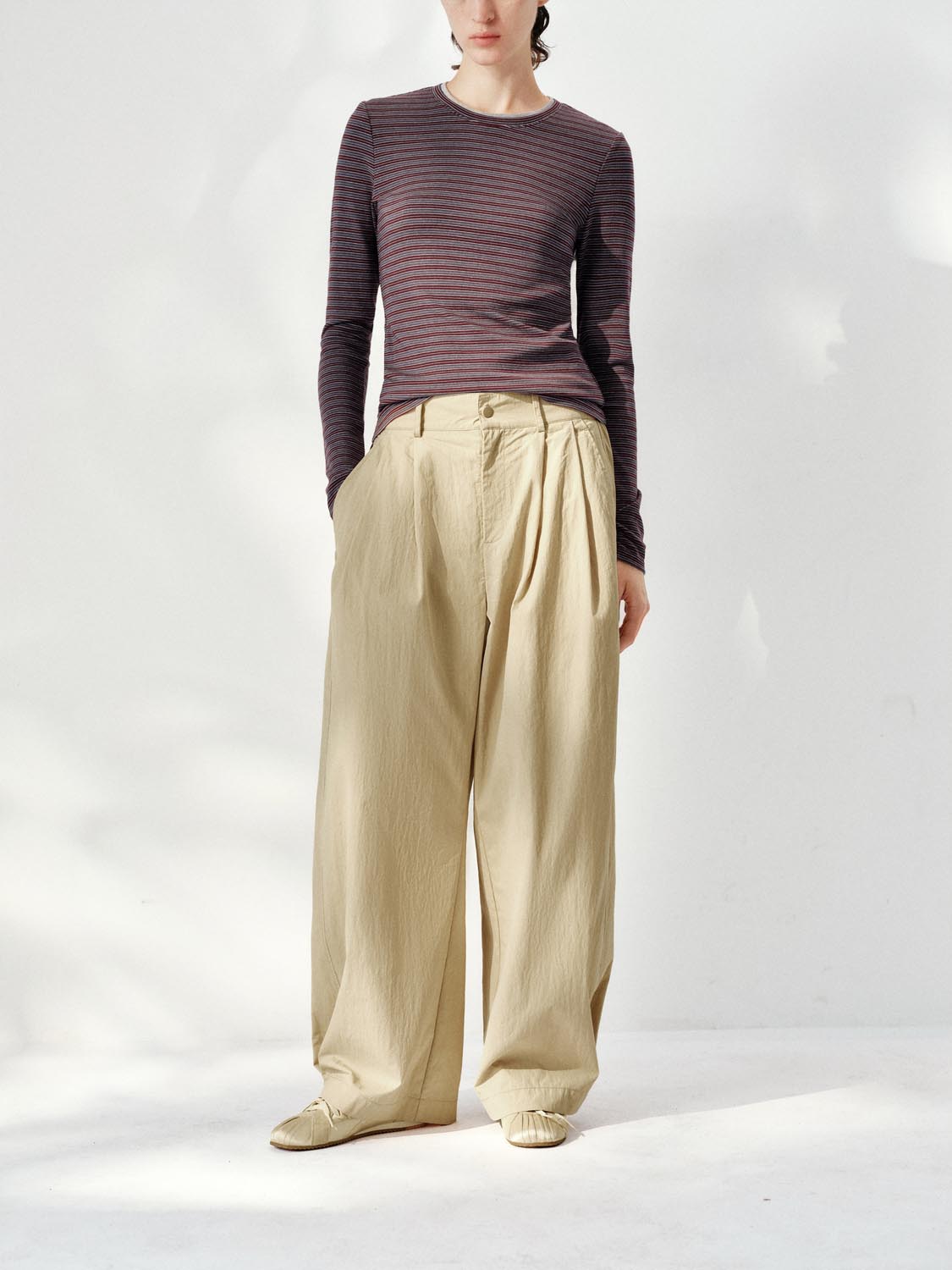 Loose Fit Wide-Leg Pants