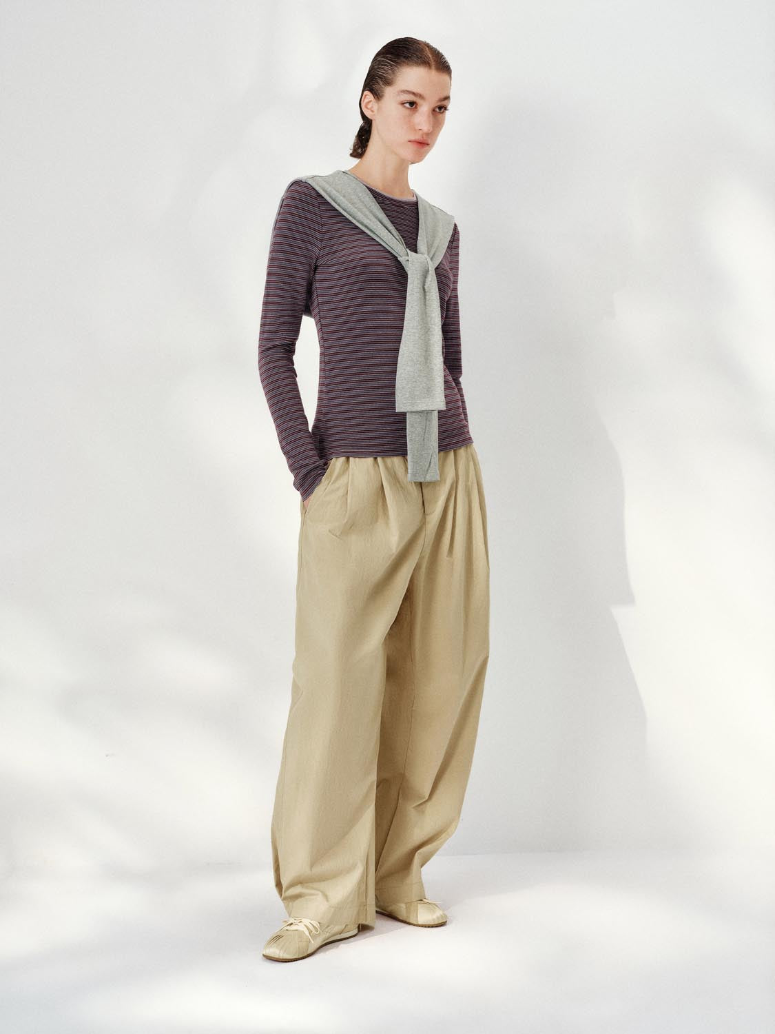 Loose Fit Wide-Leg Pants