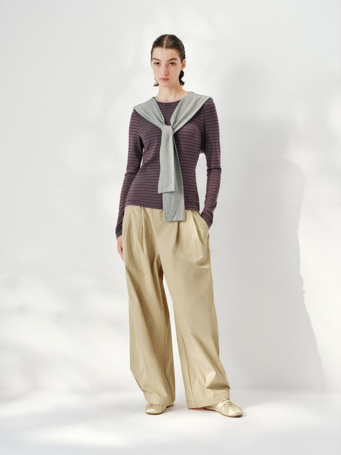 Loose Fit Wide-Leg Pants