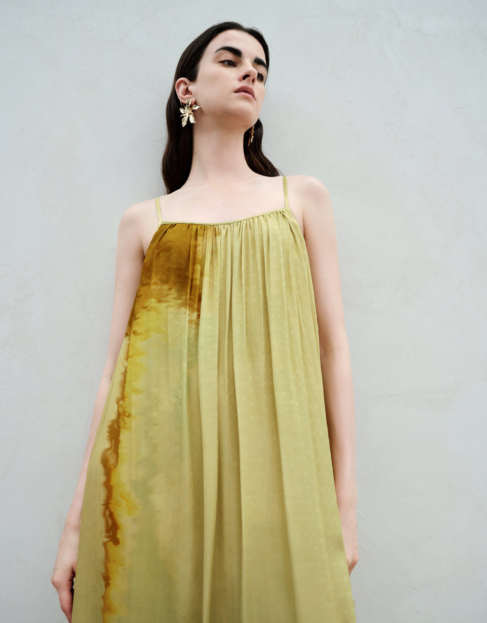 Sleeveless Printed Straight Dress