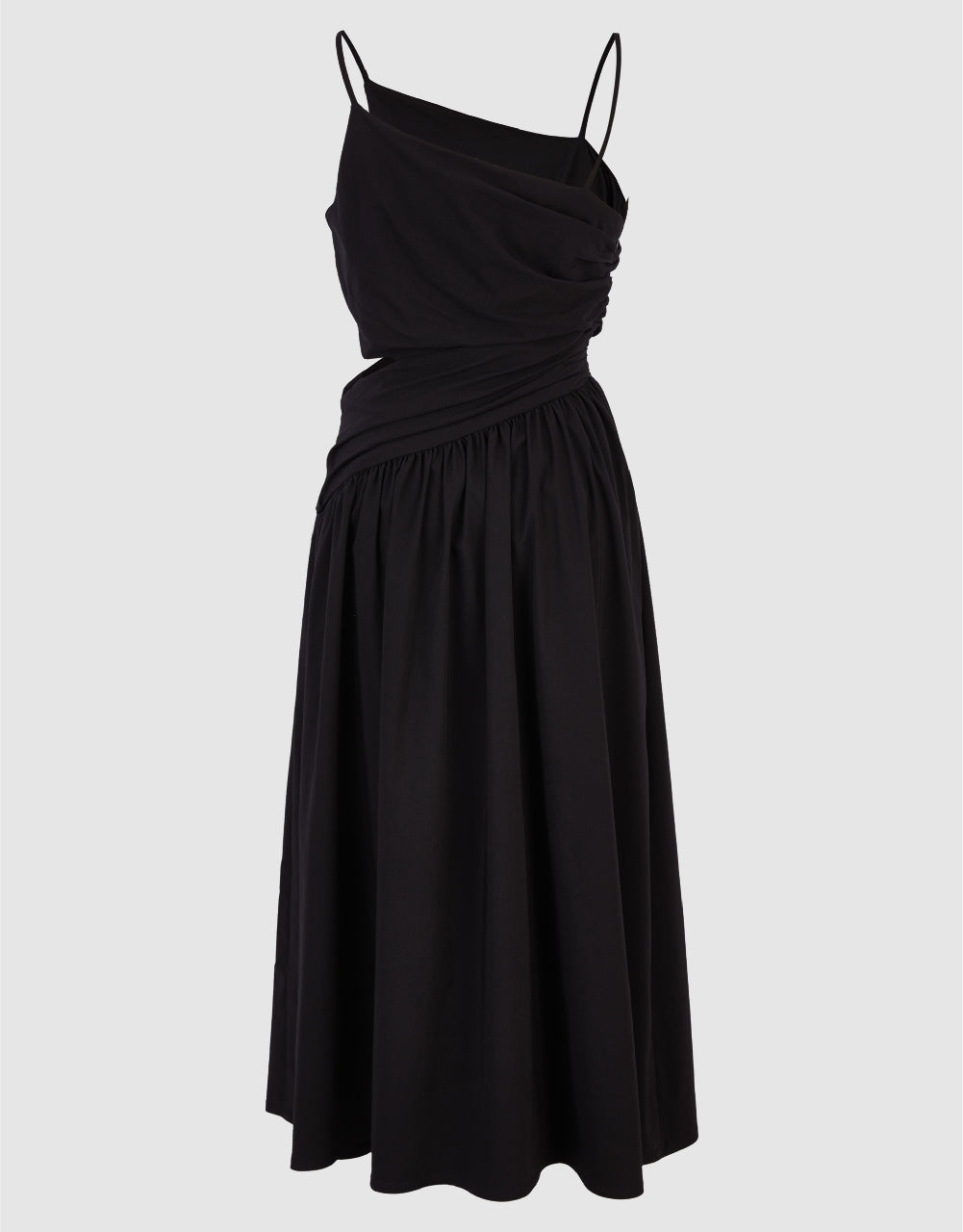 Cut-Out One Shoulder A-Line Dress