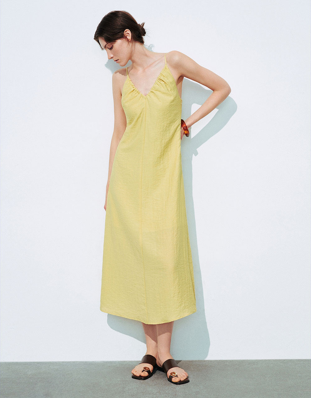 Sleeveless V-Neck A-Line Dress