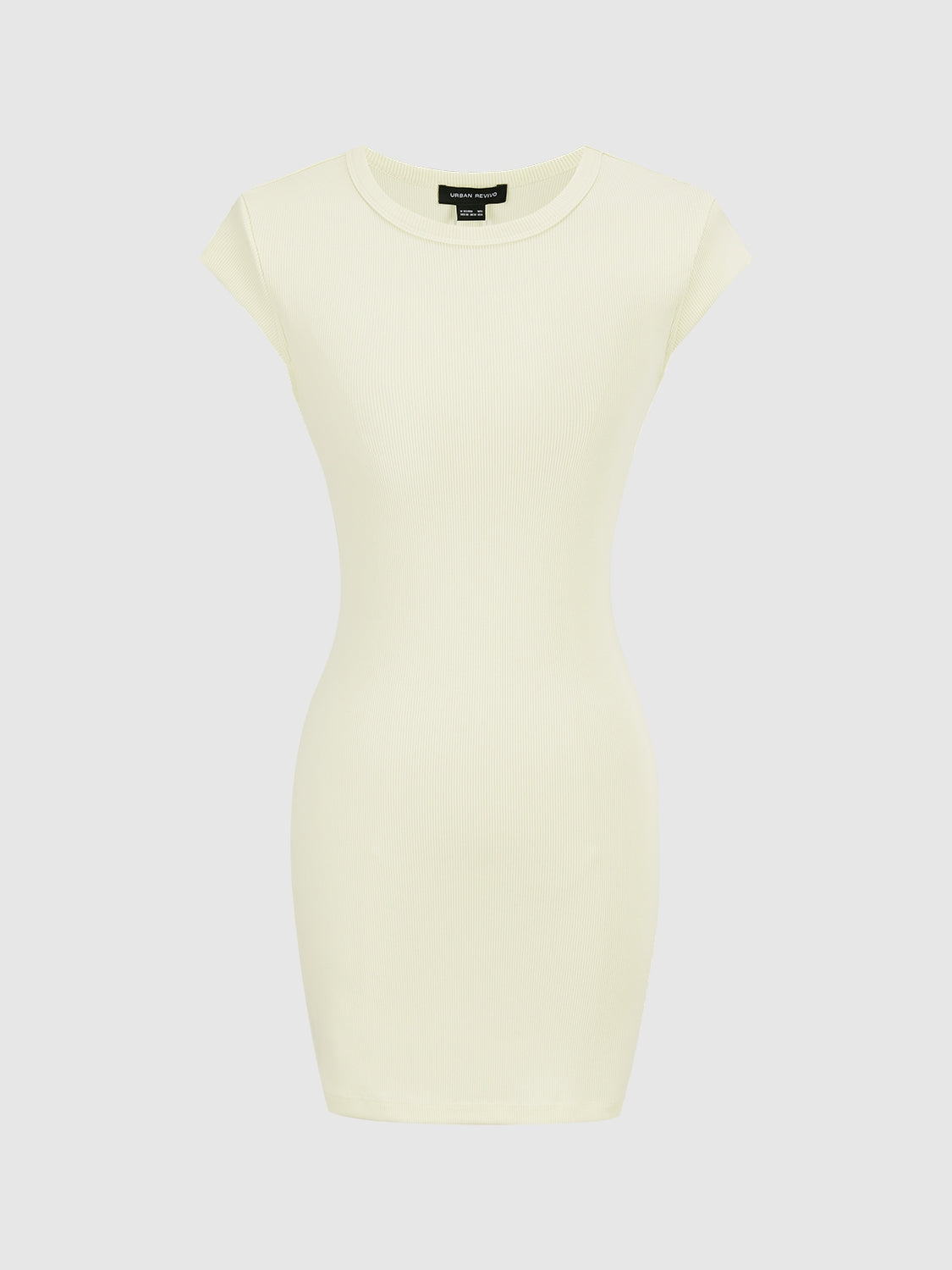 Standard Sleeve Crew Neck Skinny-Fit Dresses