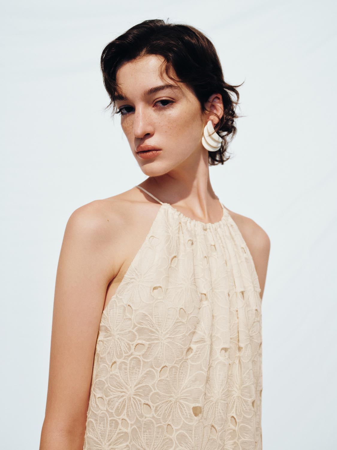 Halter Neck A-Line Maxi Dresses