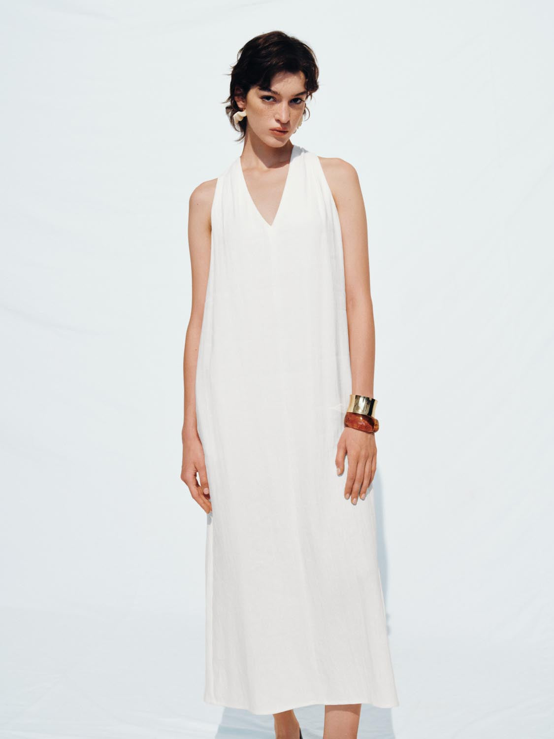 Sleeveless A-Line Maxi Dresses