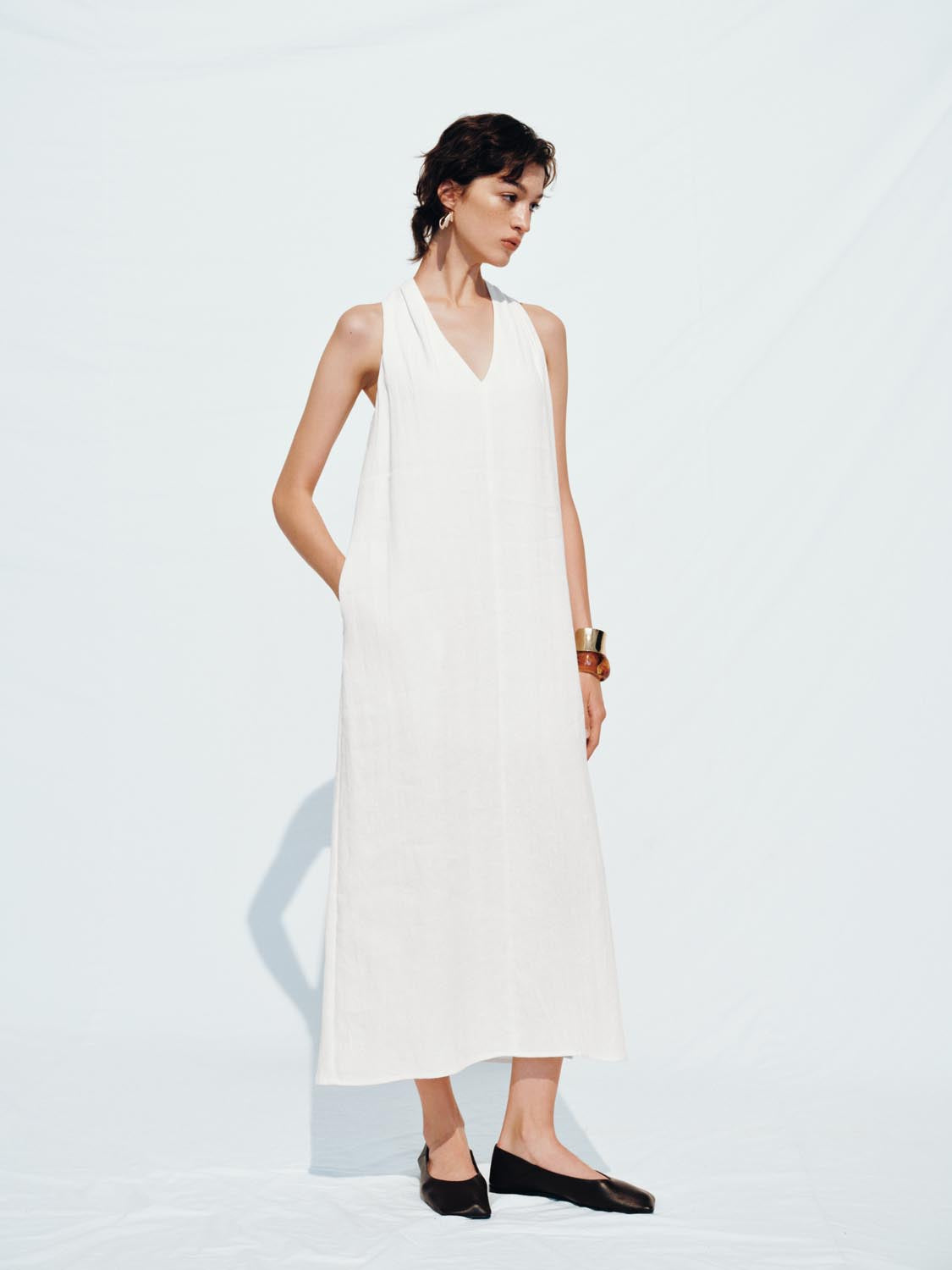 Sleeveless A-Line Maxi Dresses