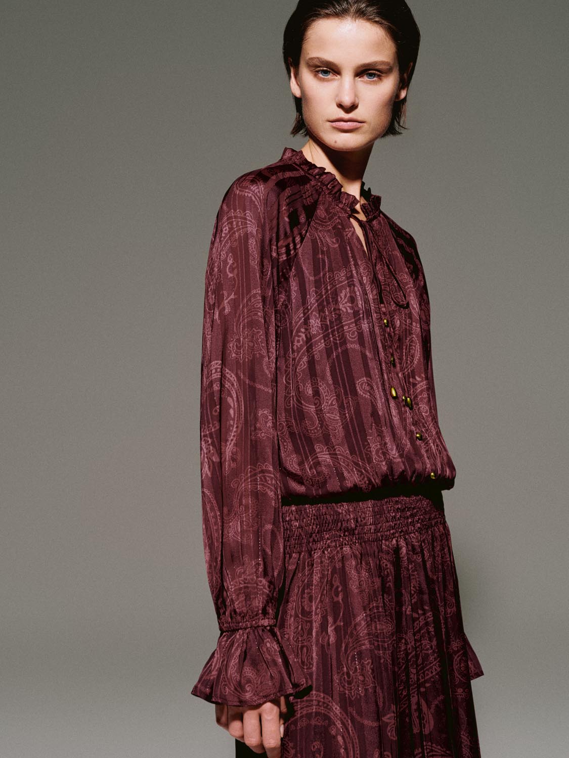 Ruffle Floral Skater Maxi Dresses