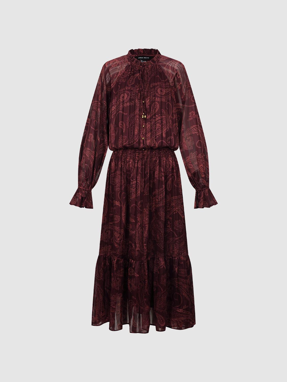 Ruffle Floral Skater Maxi Dresses