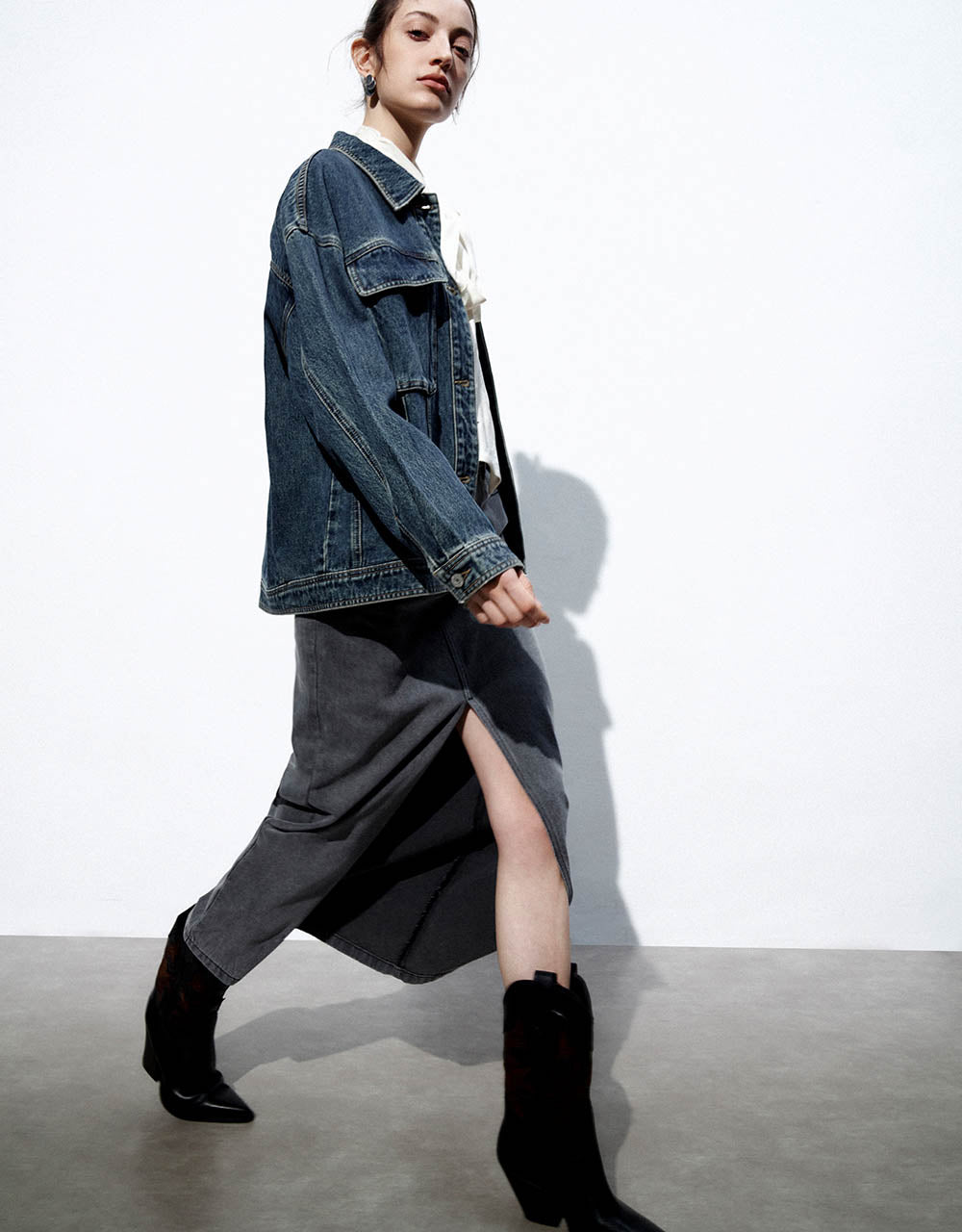 Button Up Denim Jacket