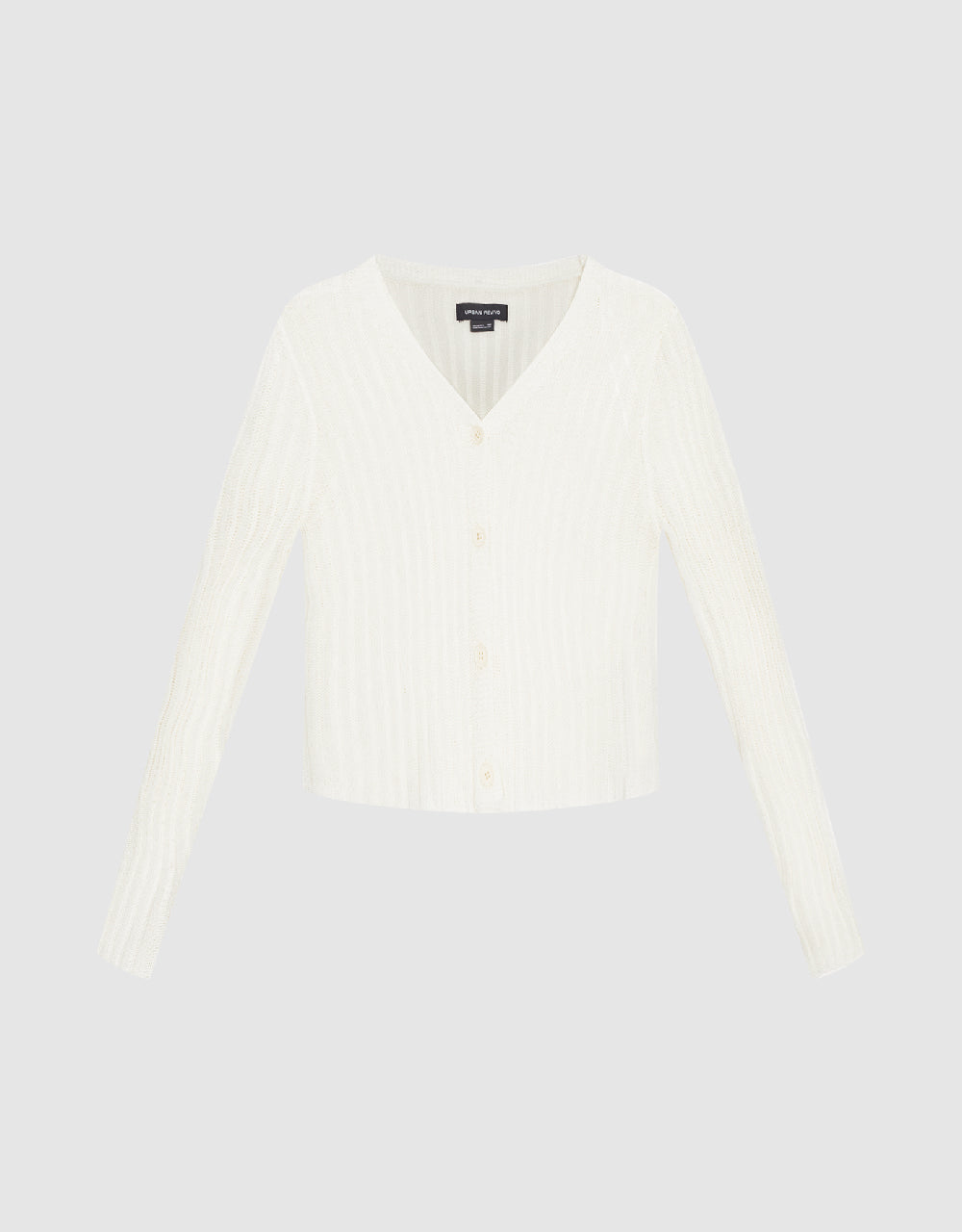 V-Neck Knitted Cardigan