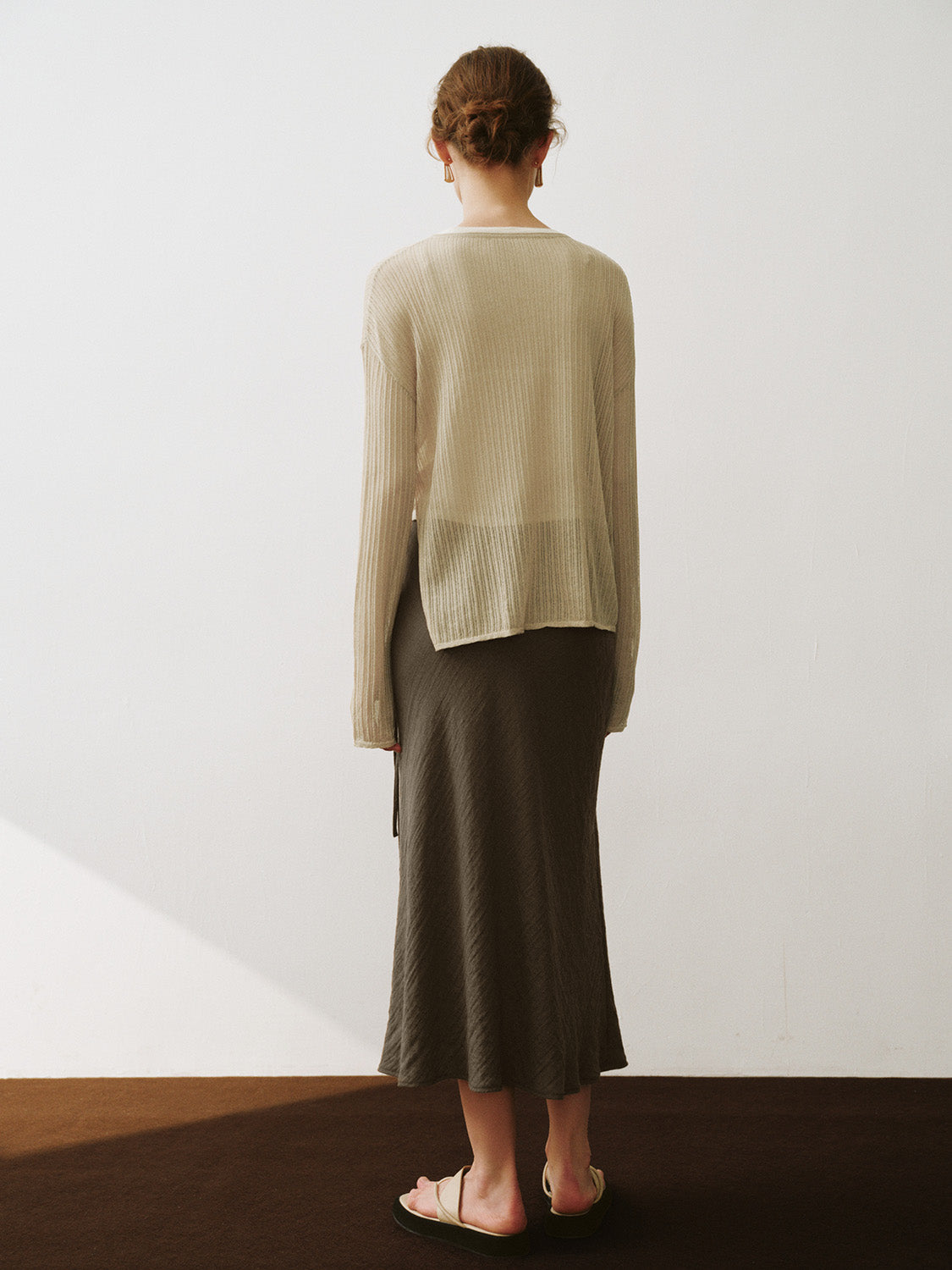 Crew Neck Knitted T-Shirt