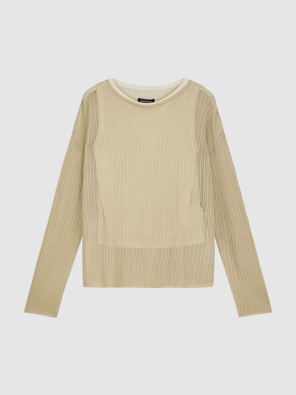 Crew Neck Knitted T-Shirt