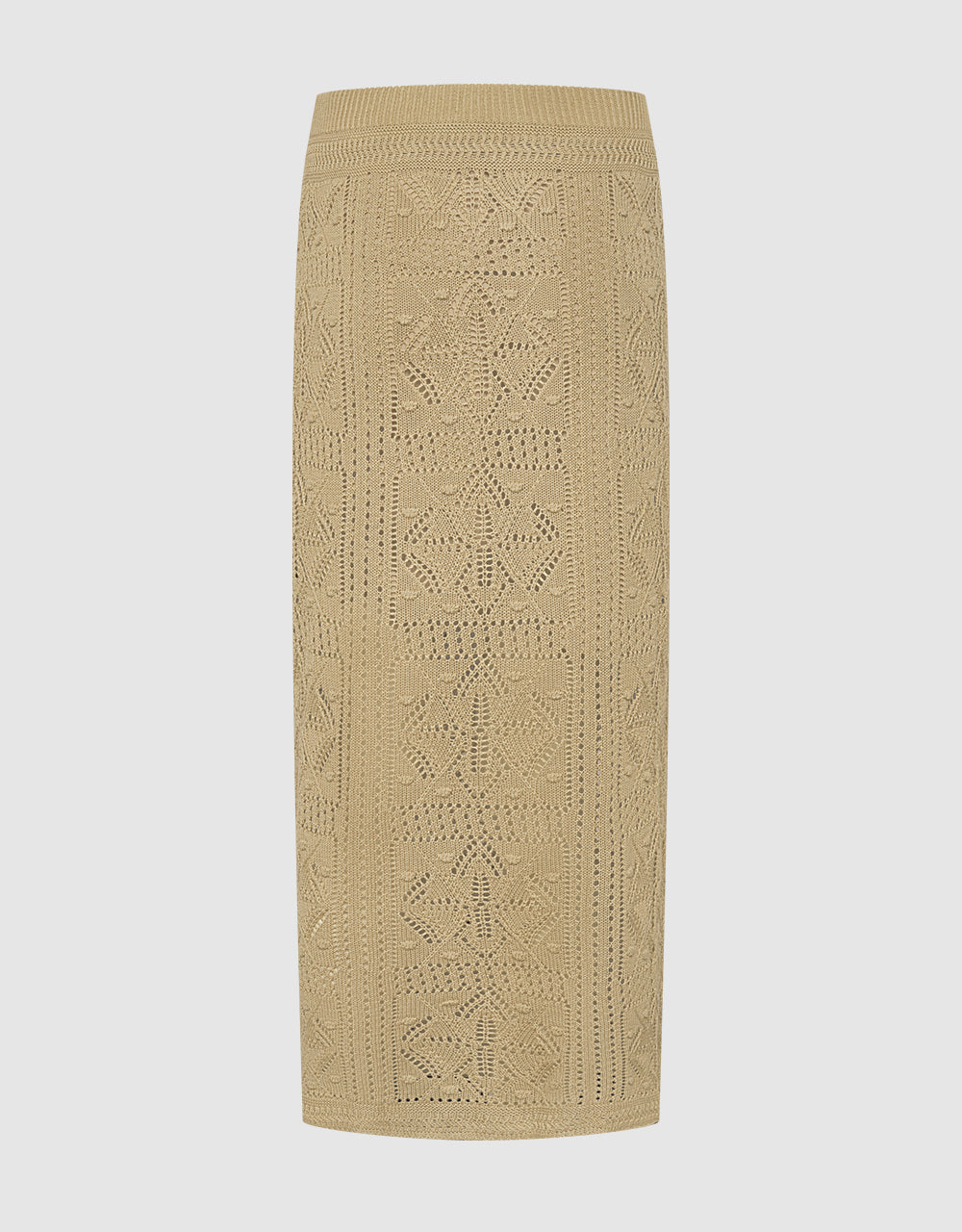 Midi Skinny Knitted Skirt