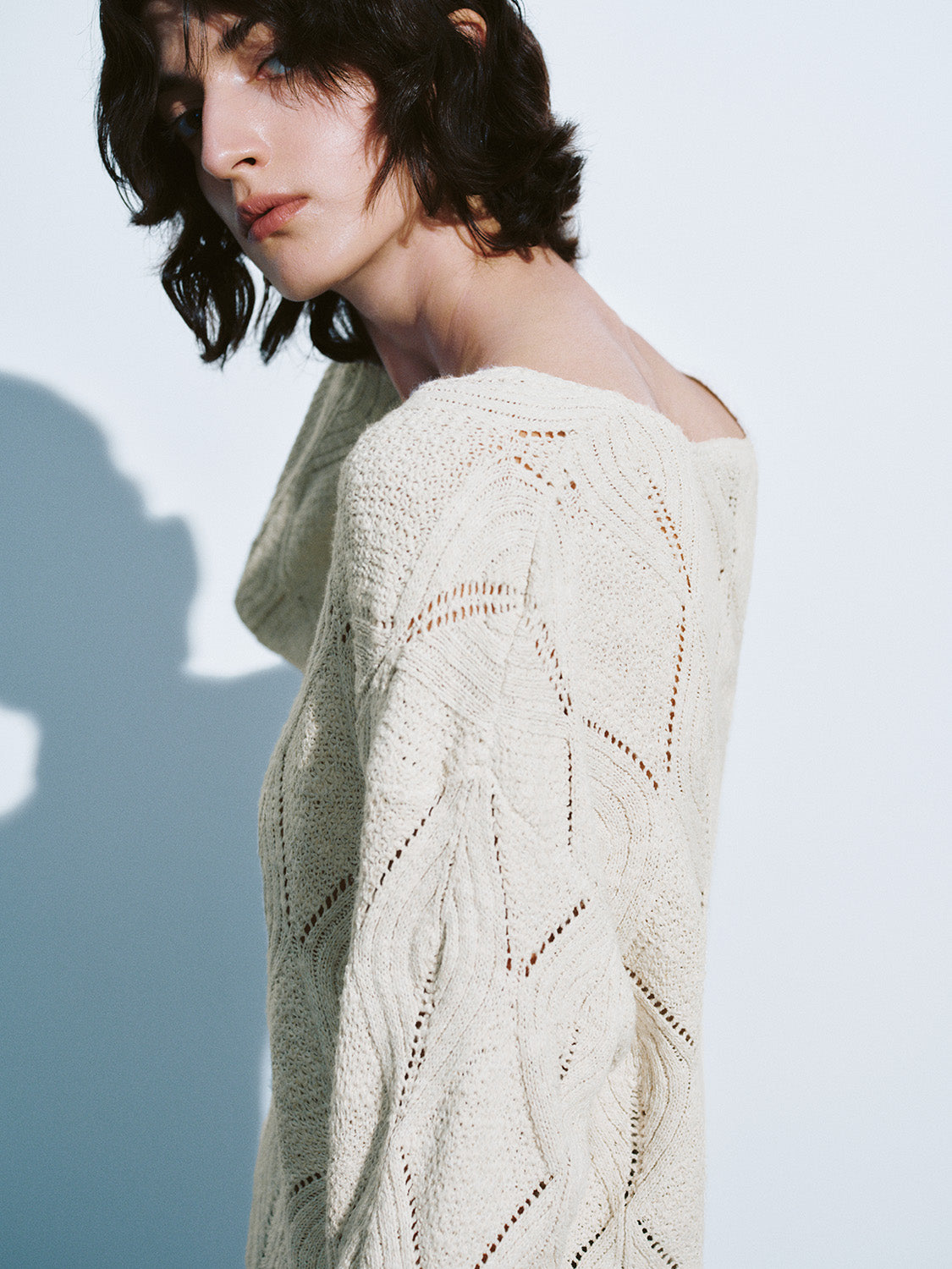 Crew Neck Loose Knitted T-Shirt