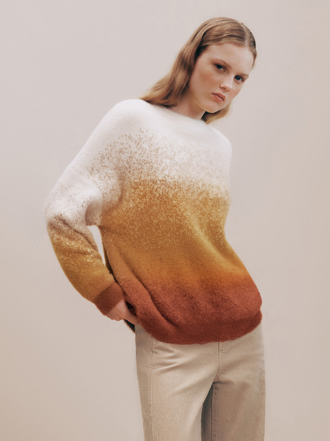 Crew Neck Loose Knitted T-Shirt