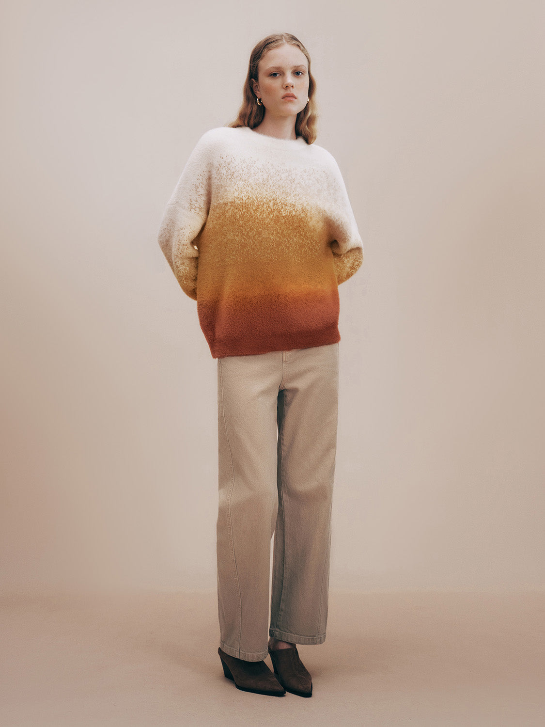 Crew Neck Loose Knitted T-Shirt