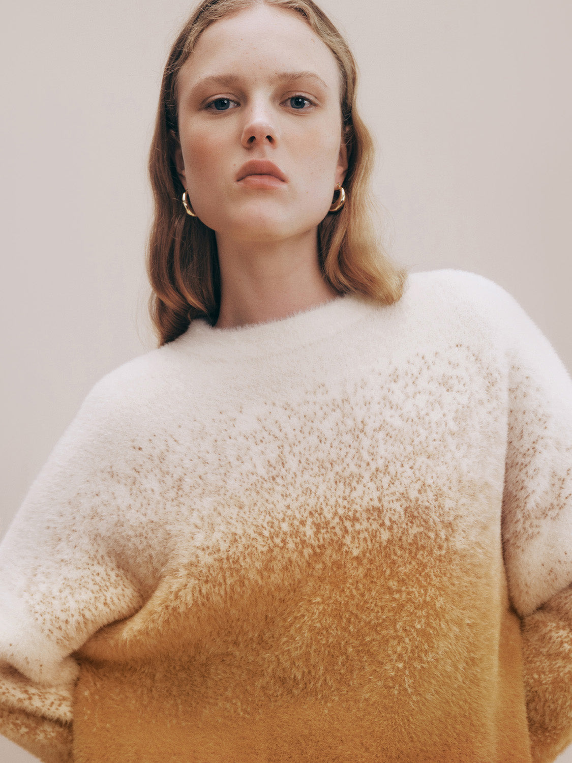 Crew Neck Loose Knitted T-Shirt