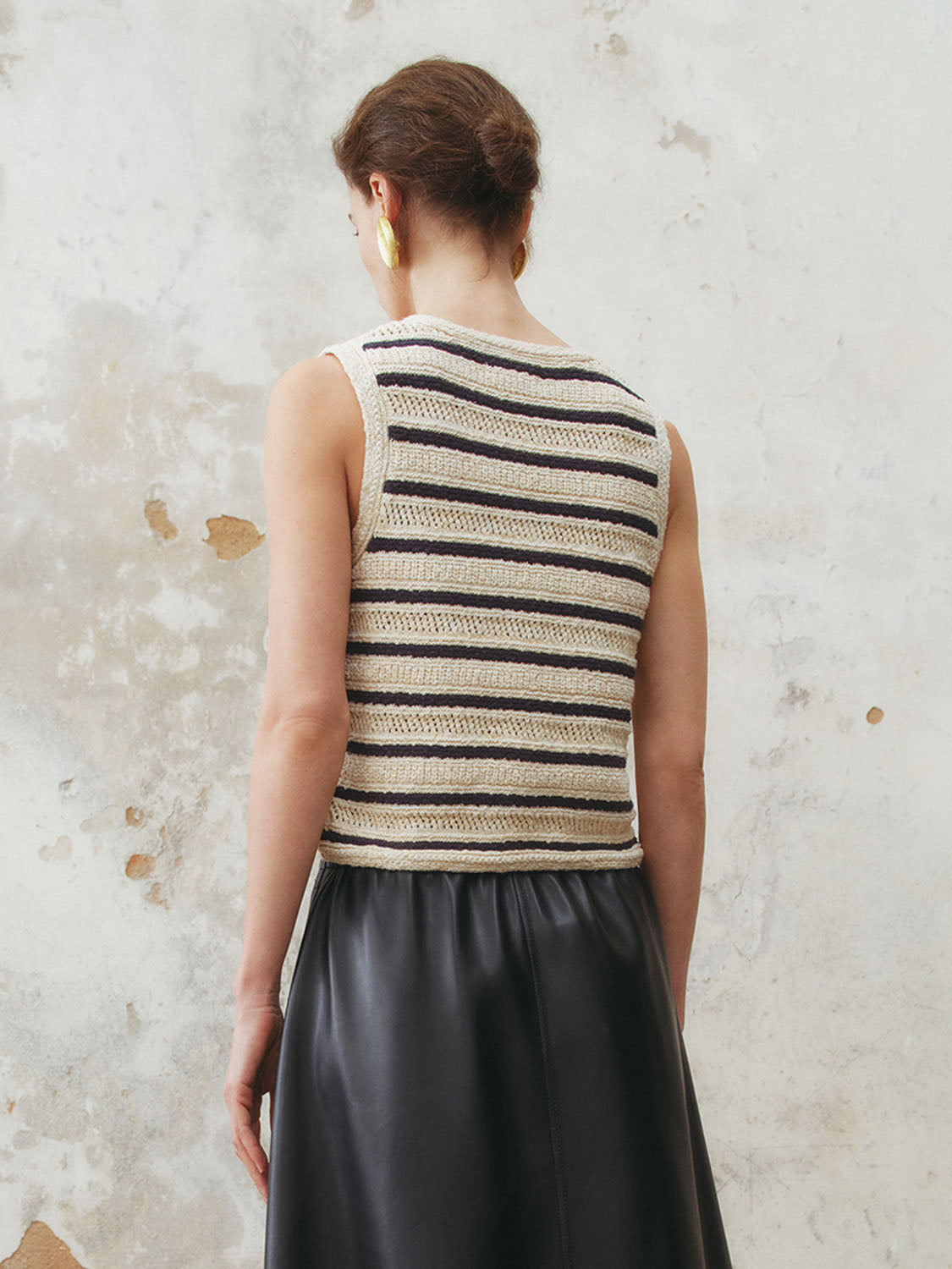 Striped Knitted Waistcoats