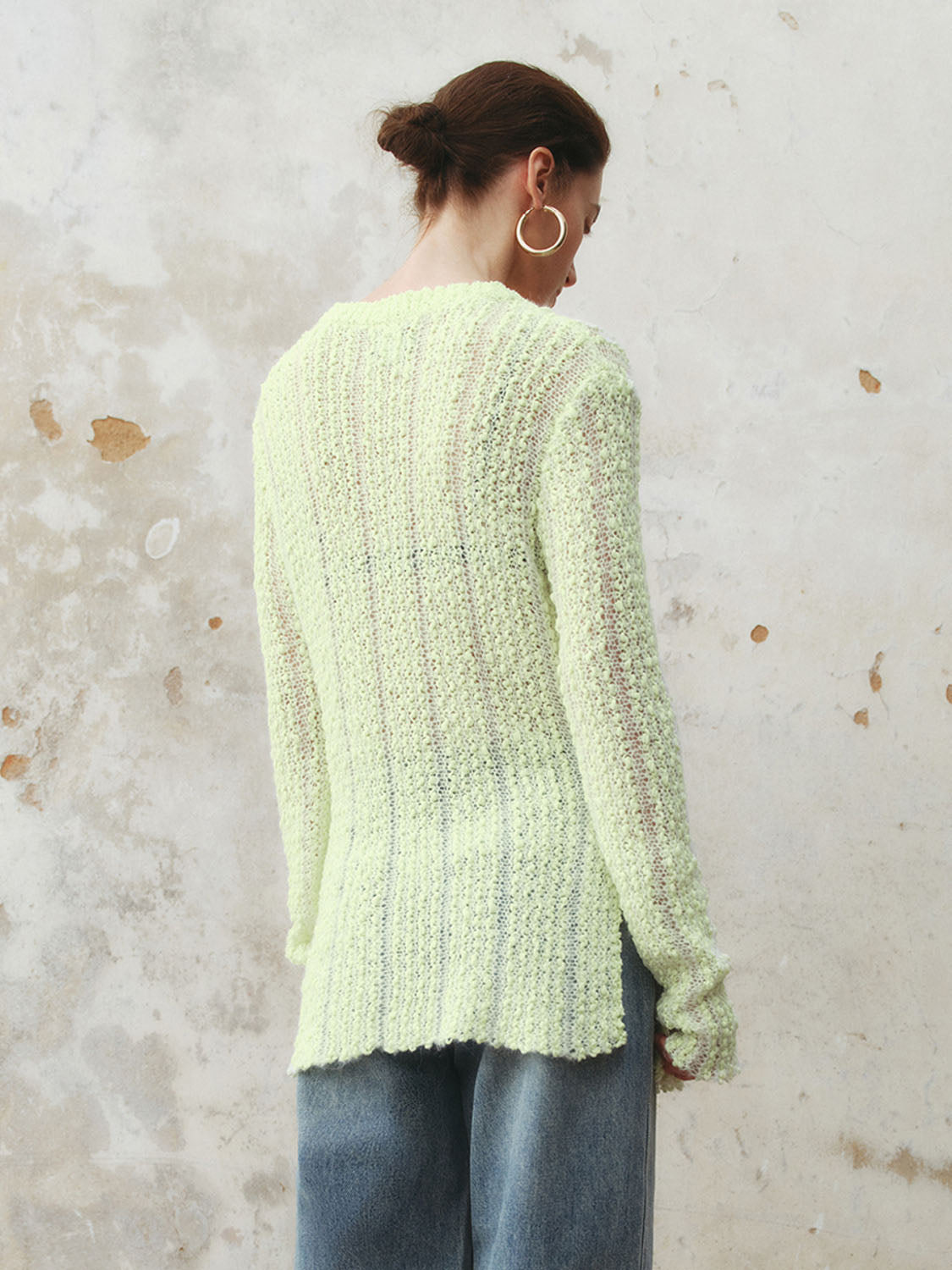 Crew Neck Knitted T-Shirts