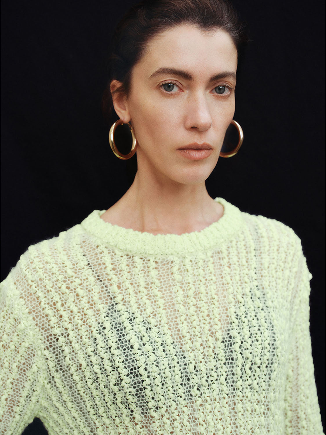 Crew Neck Knitted T-Shirts