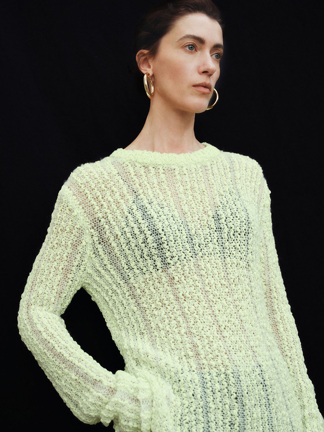 Crew Neck Knitted T-Shirts