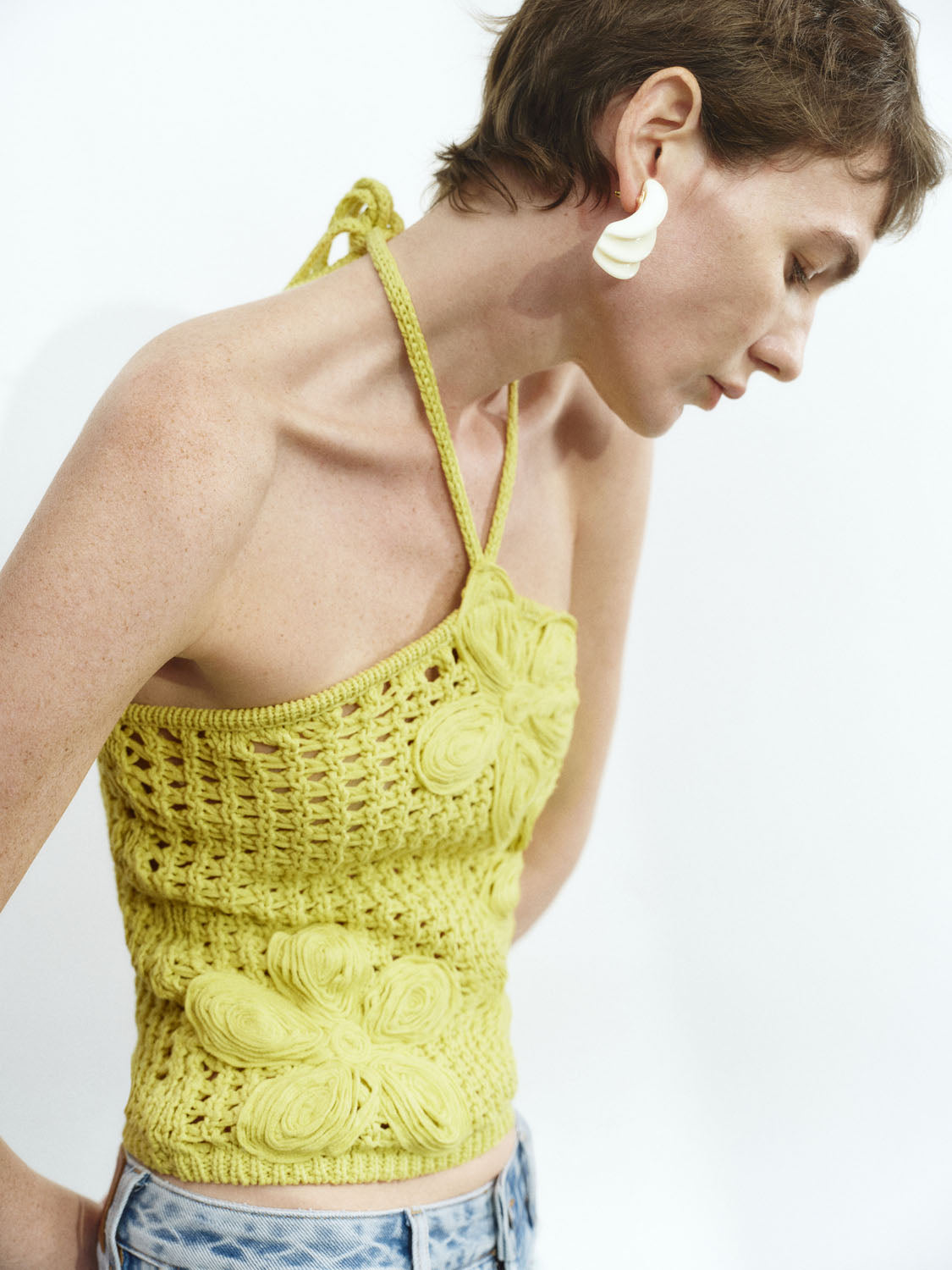 Crochet Knitted T-Shirts