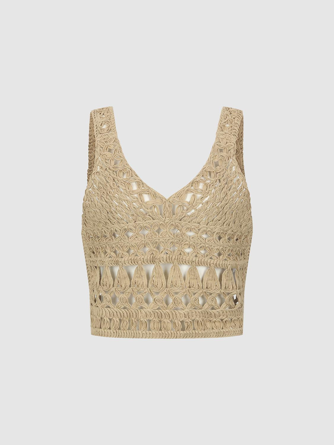 Crochet Knitted Tank Tops