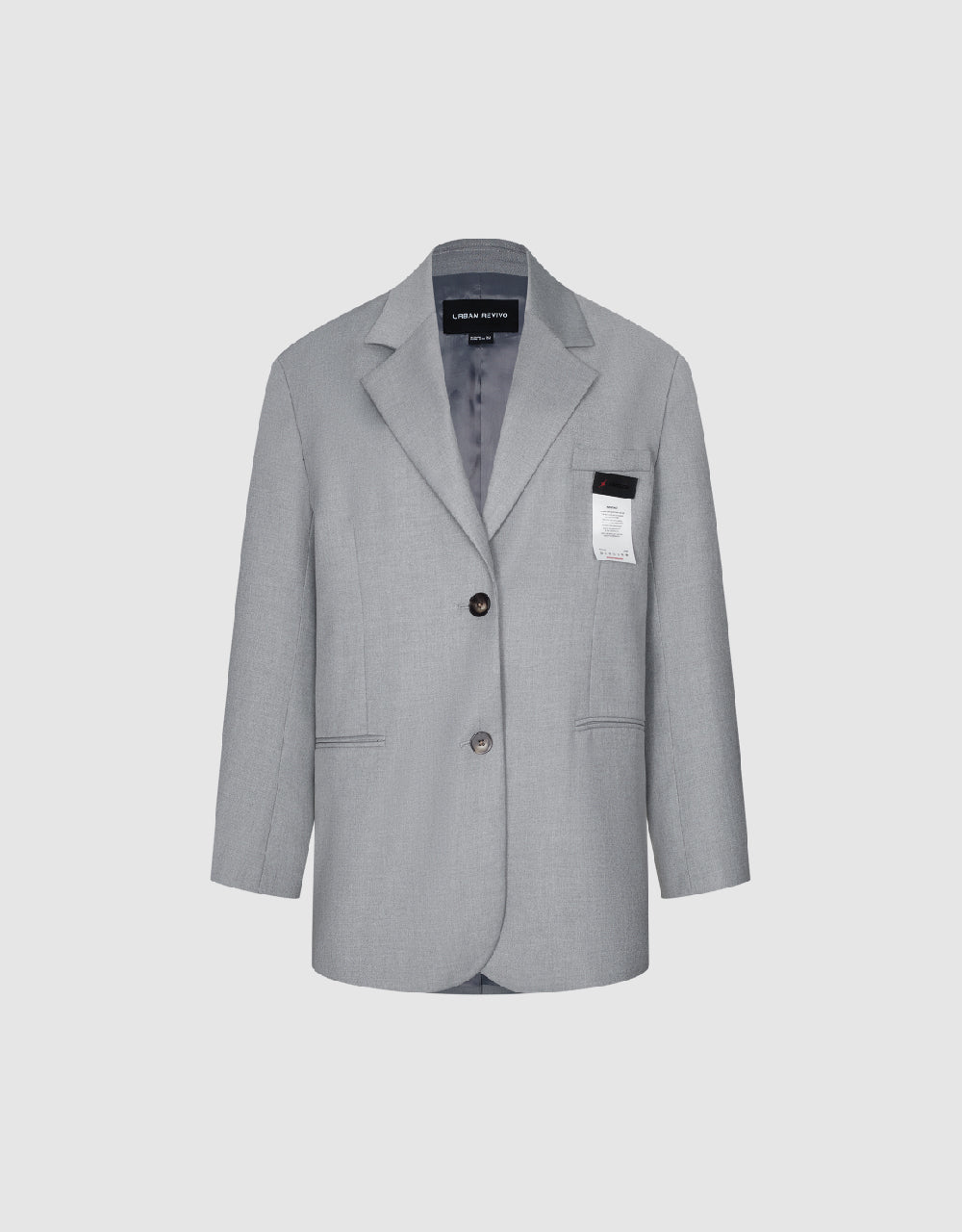 Tailored Notch Lapeled Blazer