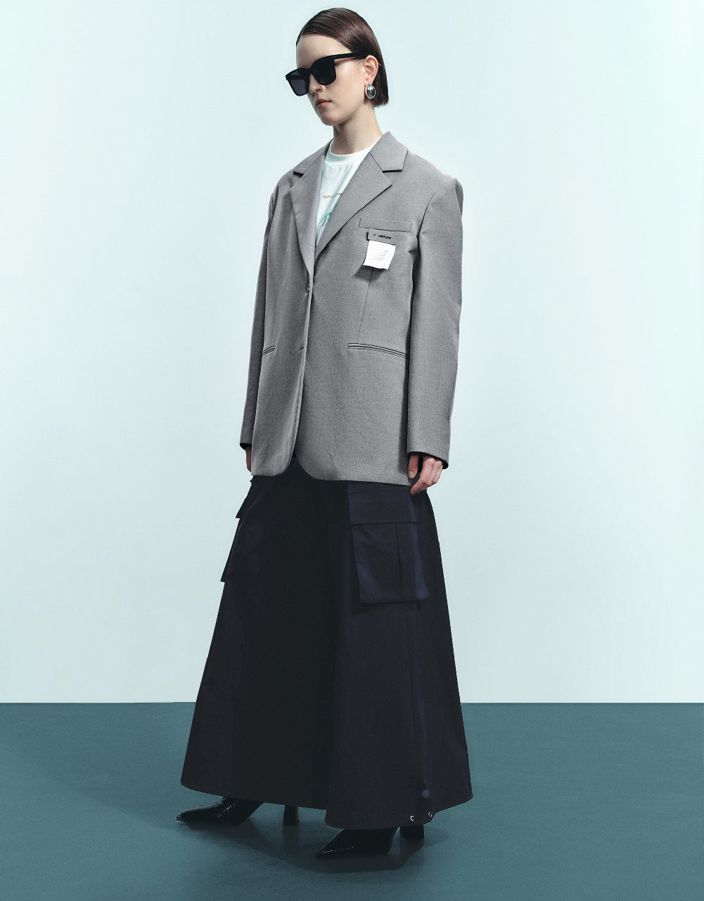 Tailored Notch Lapeled Blazer