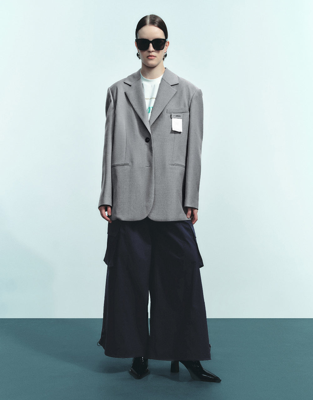Tailored Notch Lapeled Blazer
