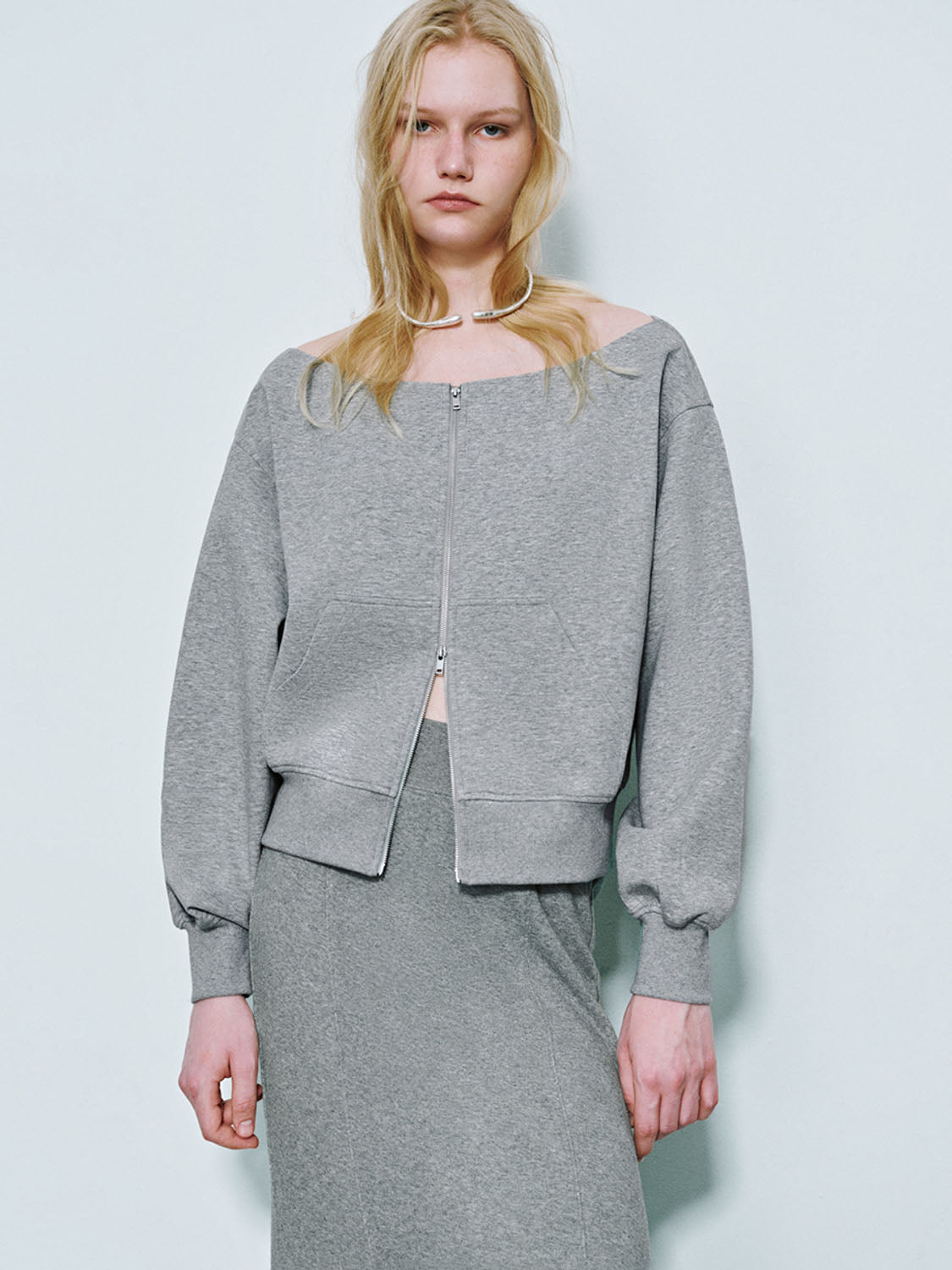 Loose Zip Up Front Jackets