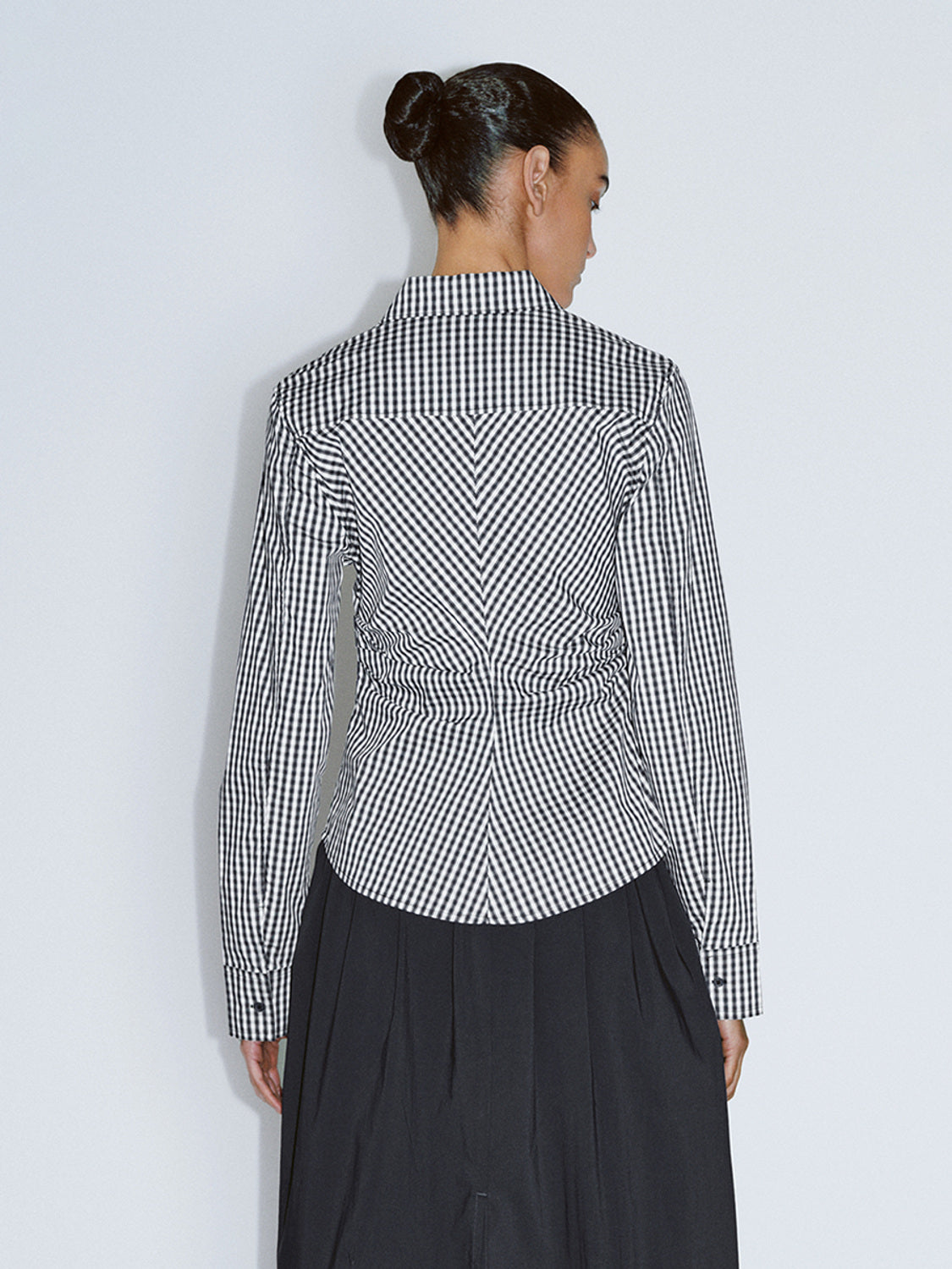 Tapered Waist Striped Shirts
