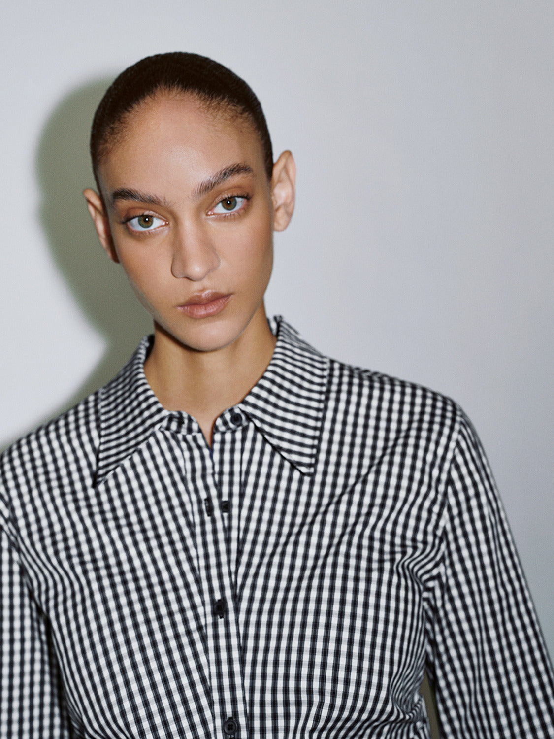 Tapered Waist Striped Shirts