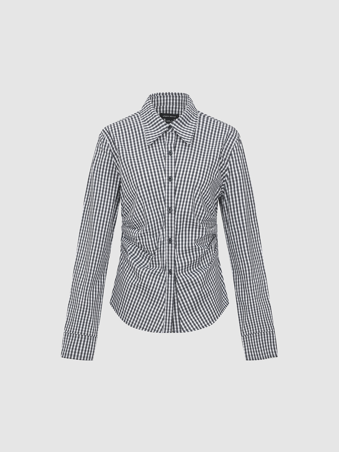Tapered Waist Striped Shirts